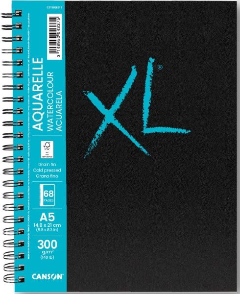 Caderno Aquarelle XL A5 300g 34F Ref.C312...