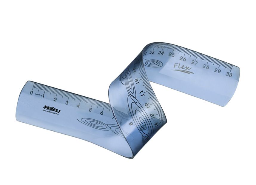Régua Flexivel 30cm Ref.10270011 Azul
