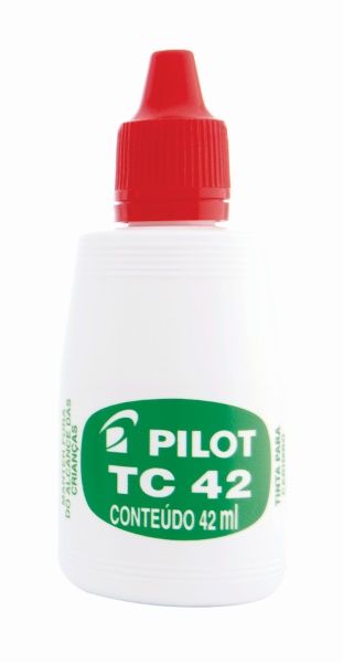 Tinta p/Carimbo 42ml Ref.TC-42 Vermelha