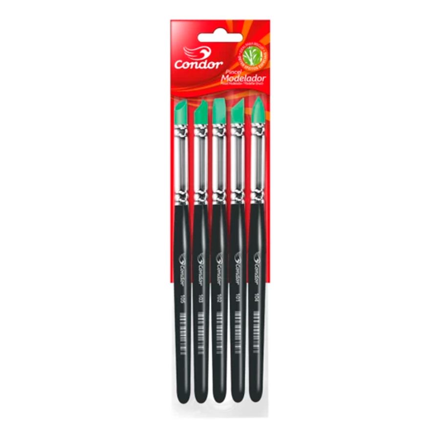 Pincel Modelador Silicone p/Escultura Ref...