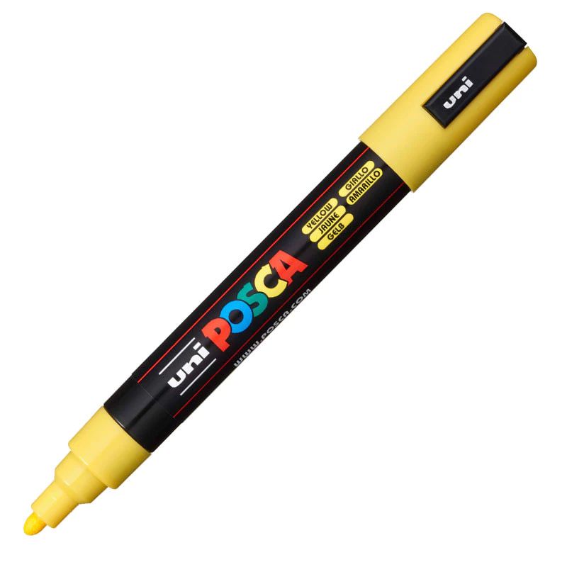 Caneta Posca Ref.PC-5M Amarelo 