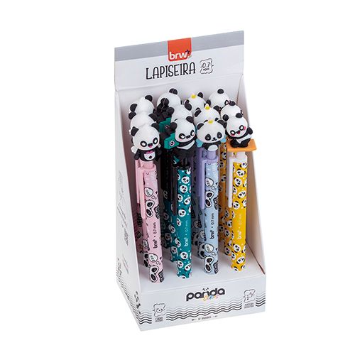 Lapiseira 0.7 Plastica D Panda Colors  Re...