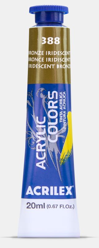 Tinta Acril. Color 20ml Ref.388 Bronze