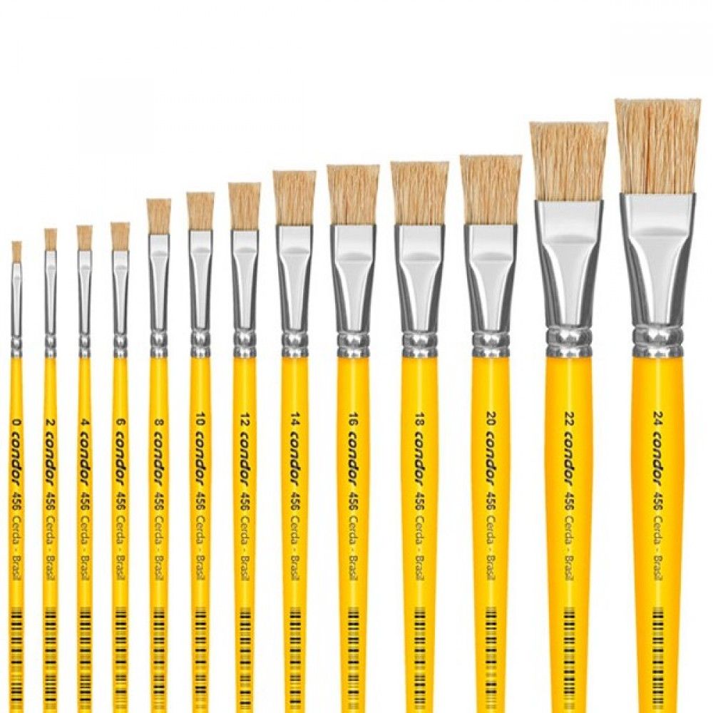 Pincel Condor Natural Ponta Sint. Ref.457...