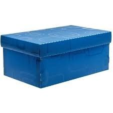 Caixa Organiz. Mini /Sapato Azul Ref.2169.C