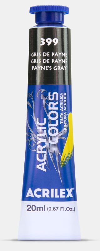 Tinta Acril. Color 20ml Ref.399 Gris de P...