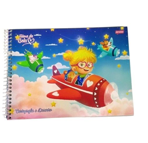 Caderno Espiral CD 80F Cartog/Des Turma B...