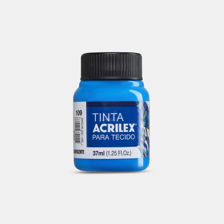 Tinta p/Tecido Fluorescente Ref.04040 37m...