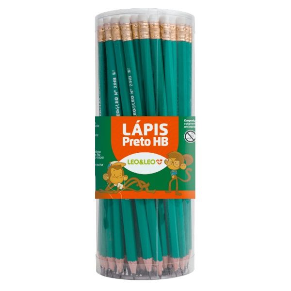 Lapis Preto HB c/Bor Ref.4390 Leo&Leo Verde