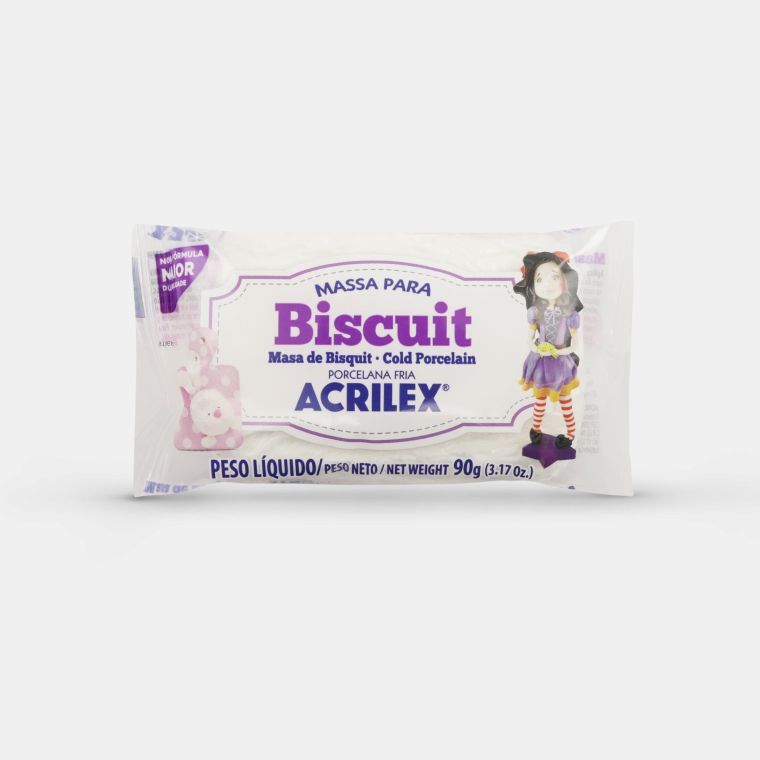 Massa de Biscuit 90g Ref.519 Branco