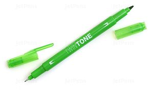 Marcador TwinTone P. Dupla Yel. Green Ref...