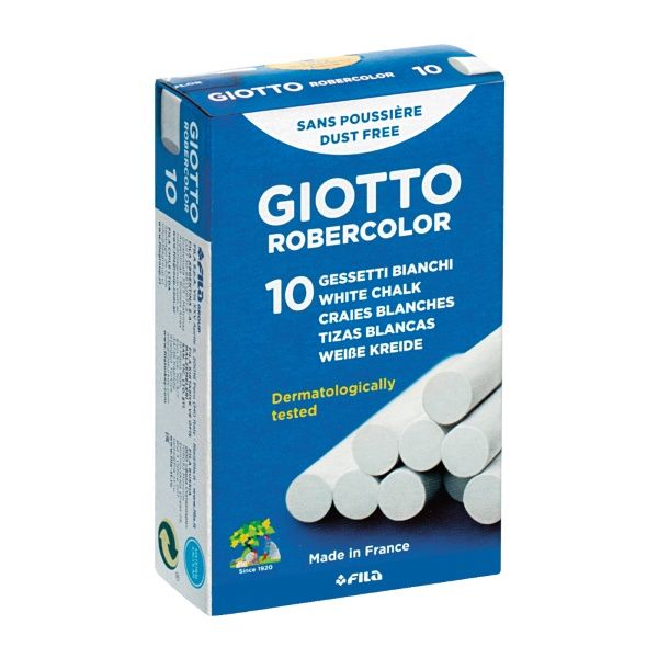 Giz Escolar c/10Un Ref.538700 Branco 