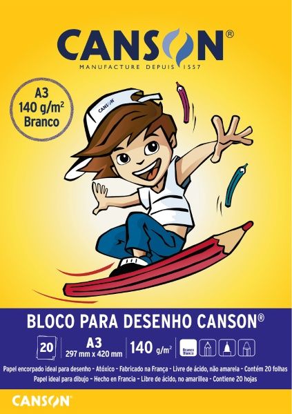 Bloco p/Des Esc A3 140g 20F Ref.66667071 Br