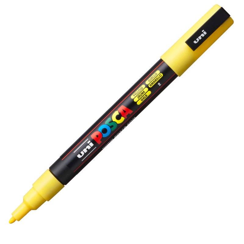 Caneta Posca Ref.PC-3M Amarelo