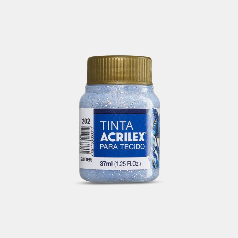 Tinta p/Tecido Glitter 37ml Ref.5040-202 ...