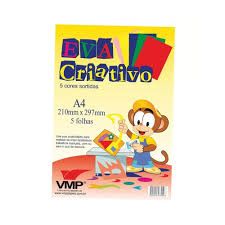 Eva Criativo A4 5 Cores Sortidas Ref.0-20...