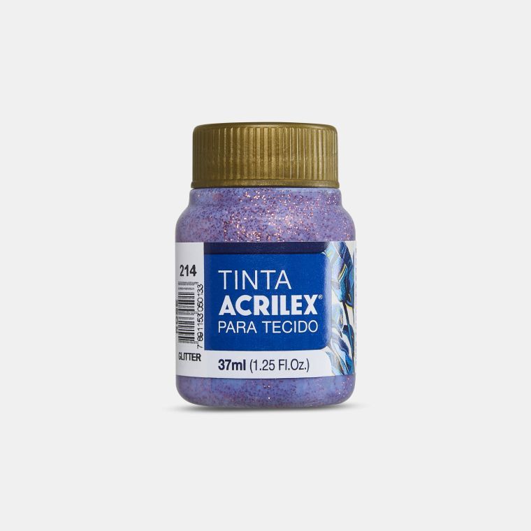 Tinta p/Tecido Glitter 37ml Ref.5040-214 ...