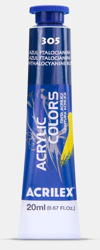 Tinta Acril. Color 20ml Ref.305 Az Ftaloc...