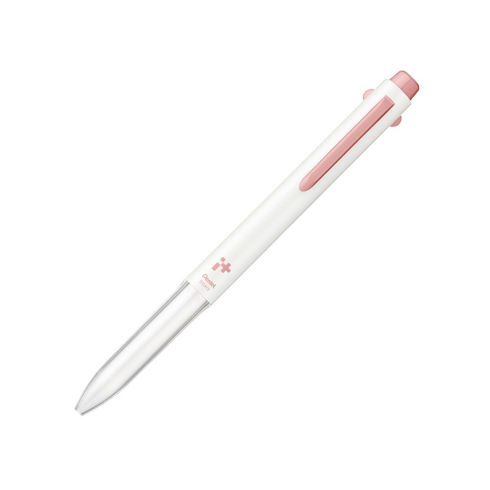 Caneta p/Refil 5 Cores Ref.BGH5-DP Bco/Rose