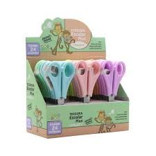 Tesoura 13cm Escolar Plus Pastel Trend Re...