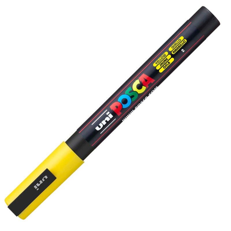 Caneta Posca Ref.PC-3M Amarelo