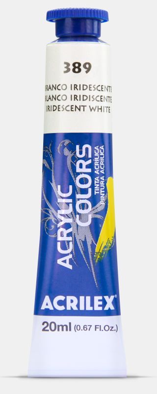 Tinta Acril. Color 20ml Ref.389 Branco Ir...