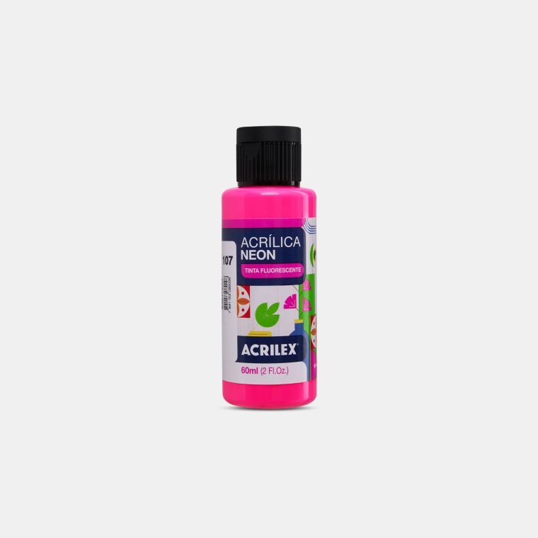 Tinta Acril. Neon Fosca 60ml Ref.3960-107...