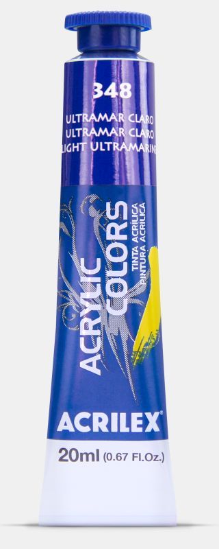 Tinta Acril. Color 20ml Ref.348 Ultramar ...
