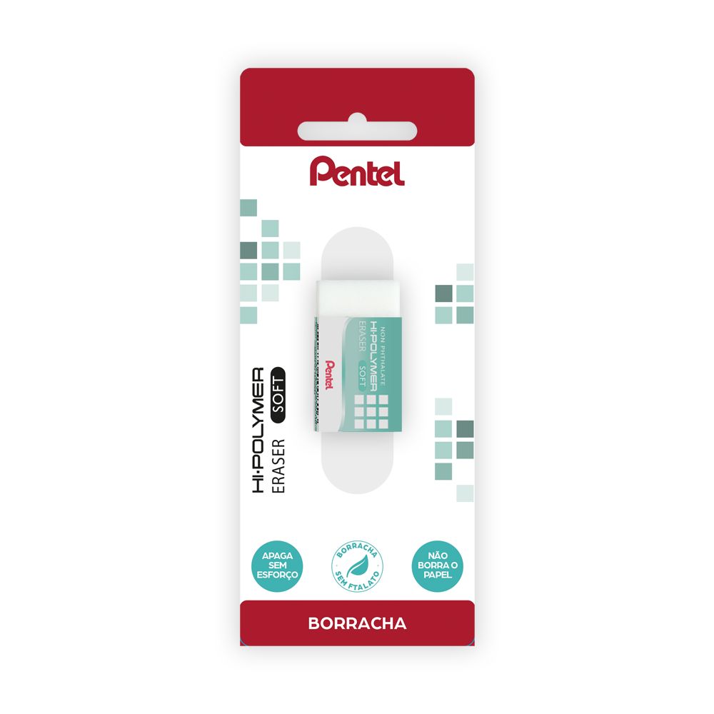 Borracha Hi-Polymer Soft Ref.ZES-08E Branco