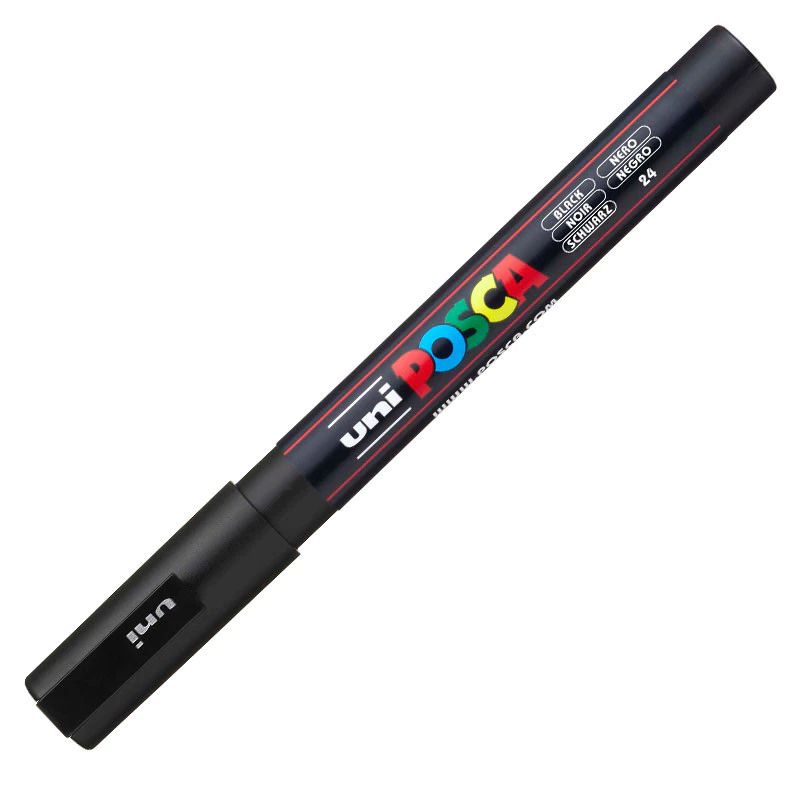 Caneta Posca Ref.PC-3M Preta