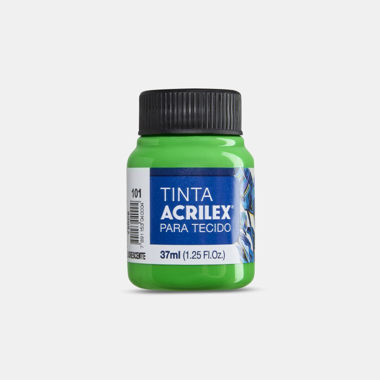 Tinta p/Tecido Fluorescente Ref.04040 37m...