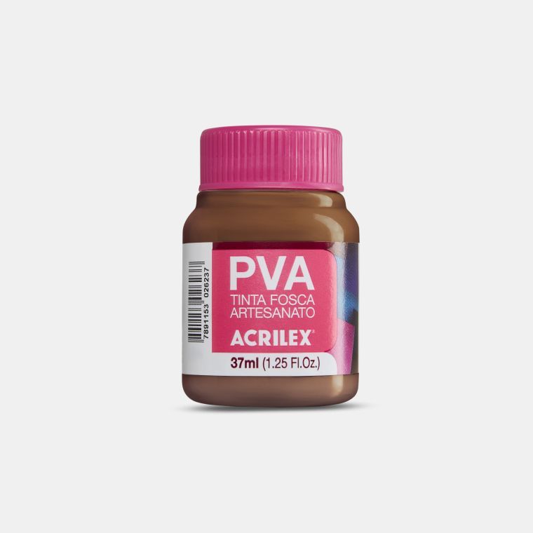 Tinta Plástica PVA 37ml Ref.03240-531 Marrom