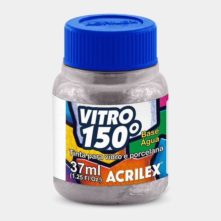 Tinta Vitro 150 37ml Ref.533 Prata