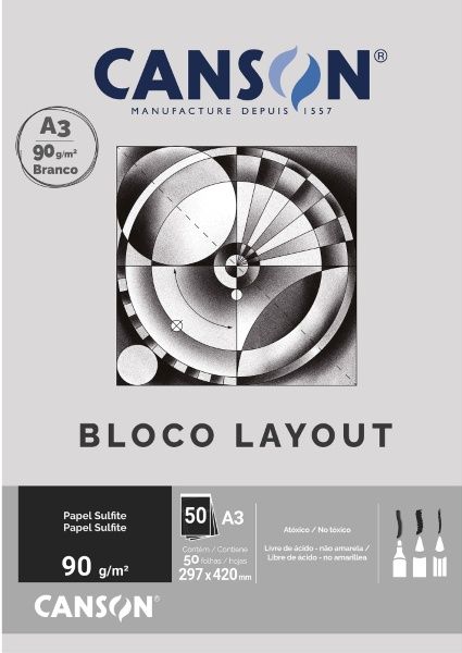 Bloco Layout Tec A3 90g 50F Ref.66667034 ...