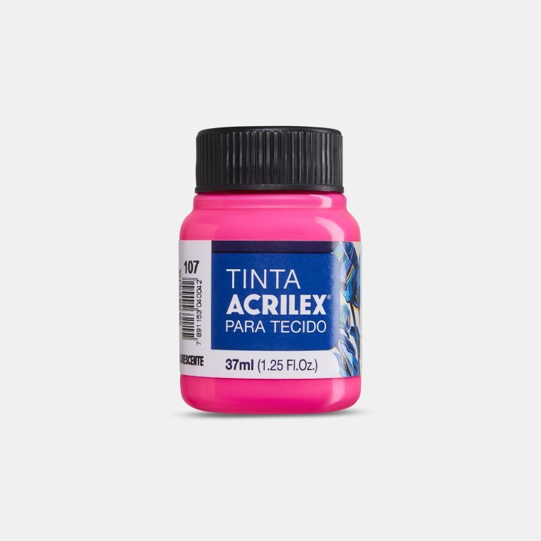 Tinta p/Tecido Fluorescente Ref.04040 37m...