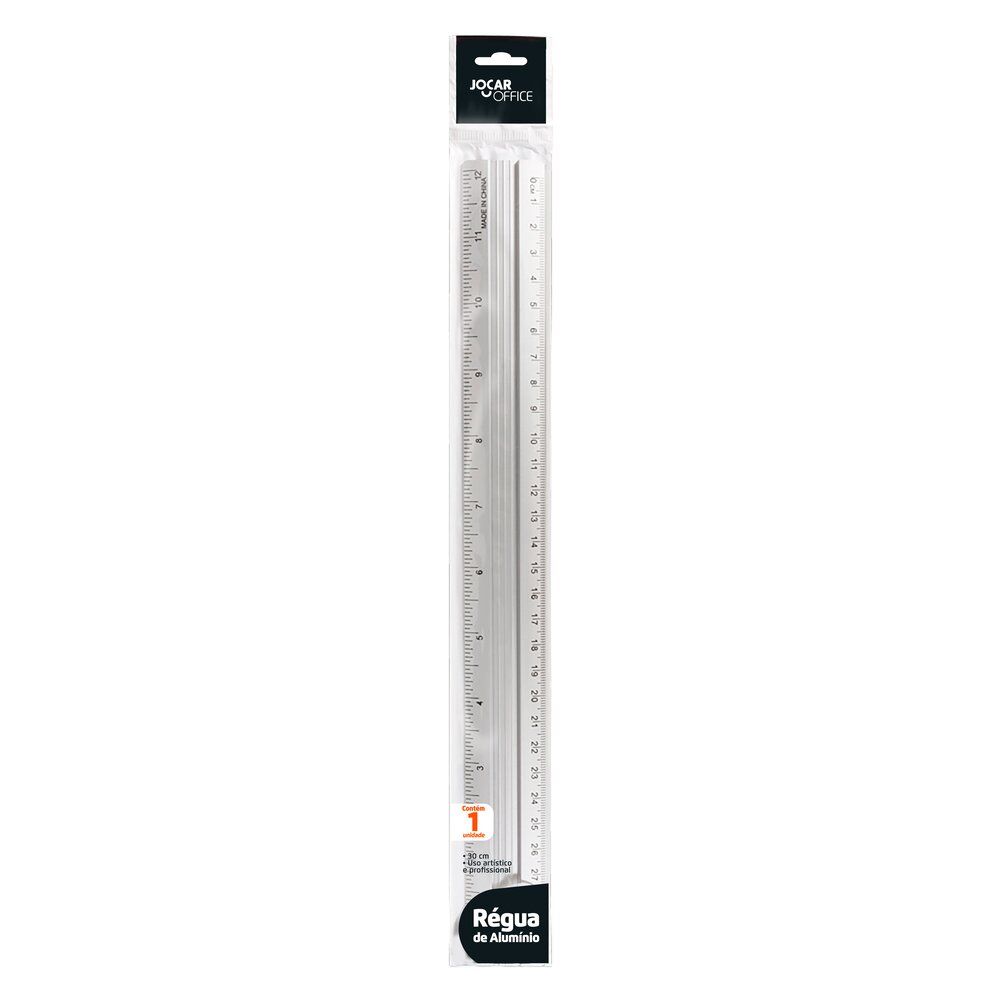 Régua de Aluminio 30cm Ref.99001 Jocar