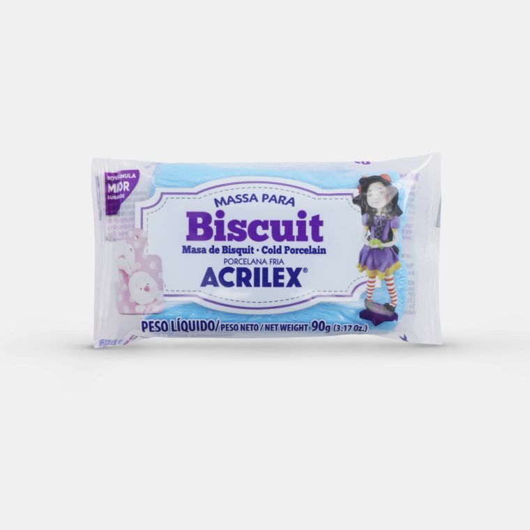 Massa de Biscuit 90g Ref.503 Azul Celeste
