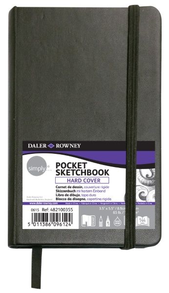 Caderno Des CD Pocket Sketchbook 72F 8,9x...
