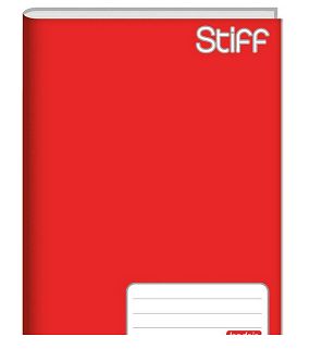Caderno Brochura CD 96F 1/4 Stiff  Vermelho