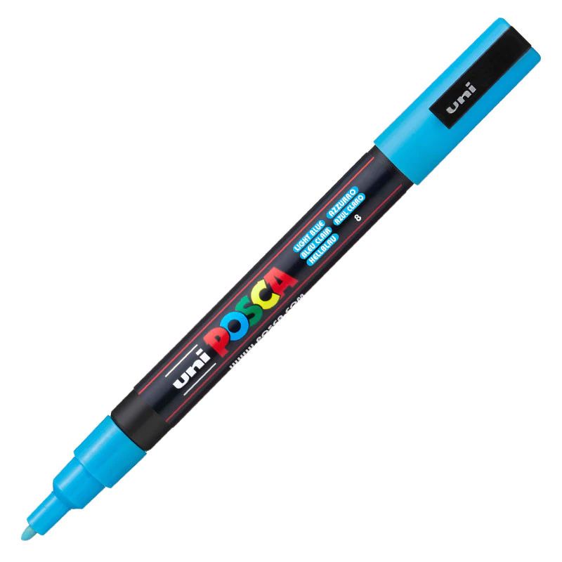 Caneta Posca Ref.PC-3M Azul Claro 