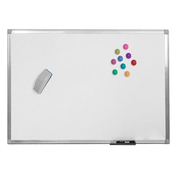 Quadro Branco Mag. Mold. Alum. 200x120 Re...