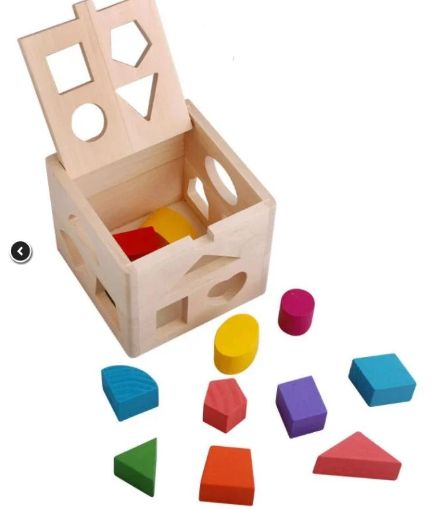 Cubo Encaixe Formas MDF Ref.336.40.99 Sort