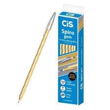 Caneta 0.7 Esf. Spiro Gem Corpo Ouro Tint...