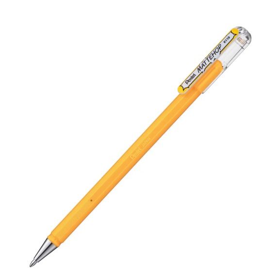 Caneta 1.0 Gel Mattehop Ref.K110-VGX Amarelo