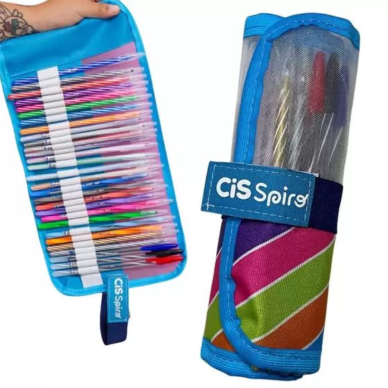 Caneta 0.7 Cis Spiro Rollerset Estojo c/2...