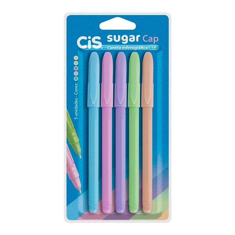 Caneta 1.0 Esf. Sugar Cap c/5 Ref.58.6700...