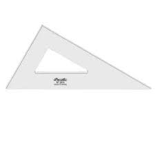 Esquadro Acrílico 60º 2mm s/Escala 16cm R...