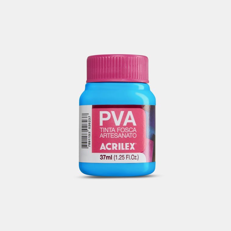 Tinta Plástica PVA 37ml Ref.03240-503 Azu...