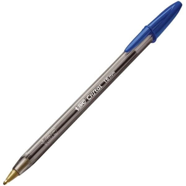 Caneta 1.6 Esf. Grossa Bic Bold Cristal Azul