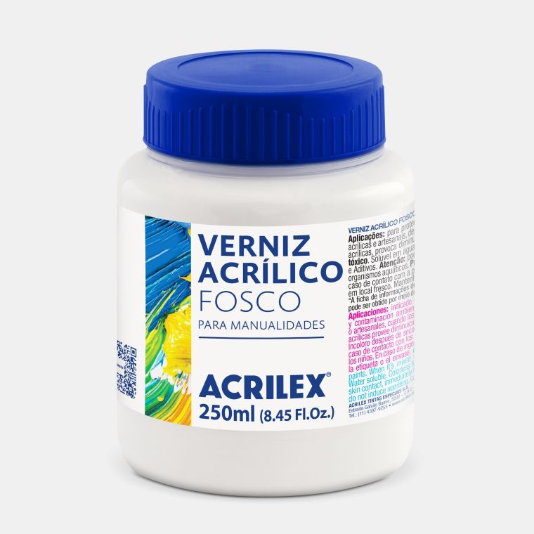 Verniz Acrílico Fosco 250ml Ref.16925